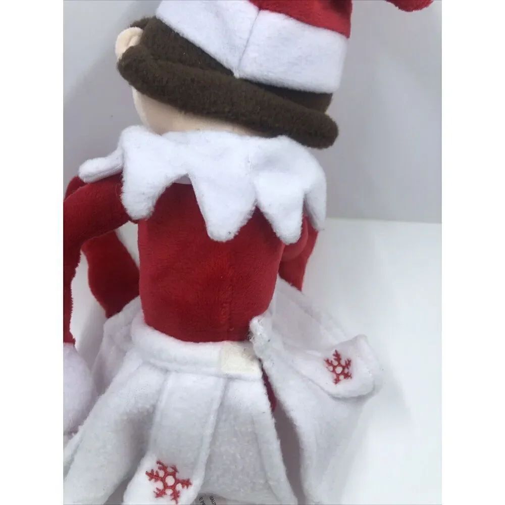 Elf on the Shelf Plush 14" Girl Doll 2010 Ruffled Skirt Snowflakes Christmas Toy - Picture 15 of 16